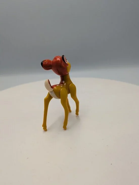Disney Classic Bambi With Moveable Legs Deer Action Figure Collectible Cake Top - Picture 4 of 7